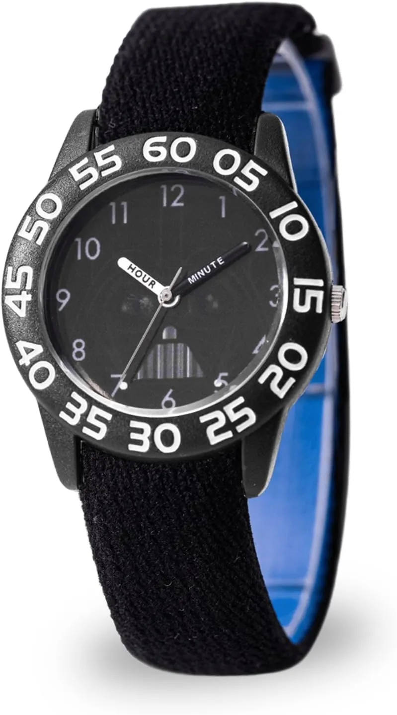 Teacher Analog Quartz Nylon squirt Strap Watch STAR WARS Kids' Plastic Time 