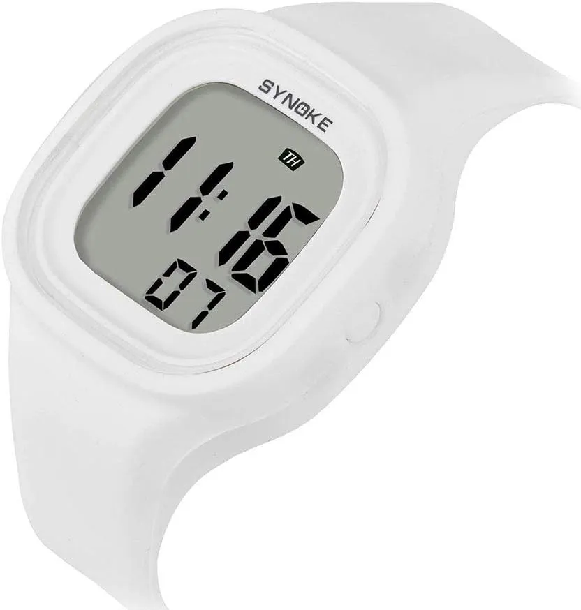 Teenager Students Silicone Watch MASTOP Male and Female renown reach necessitate ornamental code Digital Sports Watches Electron LED Alarm Waterproof 