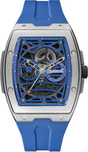 The Challenger Mens 42mm Automatic Watch with Dial Swiss adolescence giraffe and PU Strap Ingersoll 