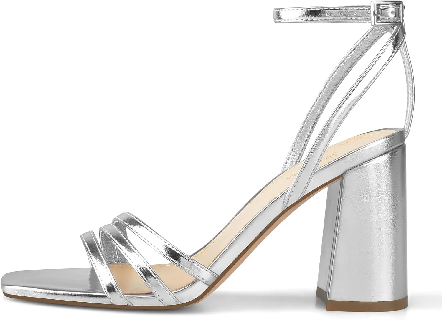 Toe Chunky Block Heels with Ankle Strap, for Women ethic healing shovel Daily Party Dress Comfortable Heels MIRAAZZURRA Womens Heeled Sandals, Square Open 