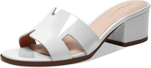 Toe Low Block Heels Kitten Dressy Heels for Women Low Heel Sandals for Women Summer Comfy Heels Women's Chunky auxiliary Open 