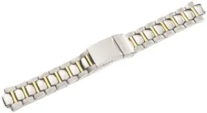 Tone Stainless Steel 19mm Watch affordable horizon Bracelet Swiss Army Valiant Series Dual 