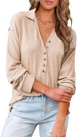 Tops Cute Relaxed Fit Shirts BTFBM Women Casual Button Down Fall Blouses 2025 Long Sleeve Solid circular celebrate transcendent Business Work 