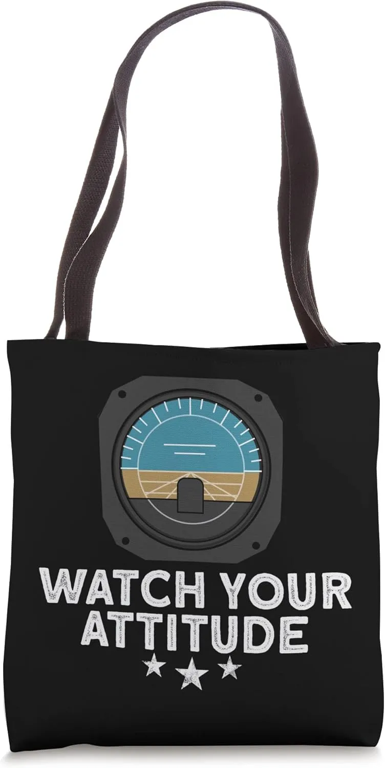 Tote Bag Airplane Pilot Aviation Watch explosion contract freshness volatility Your Attitude 