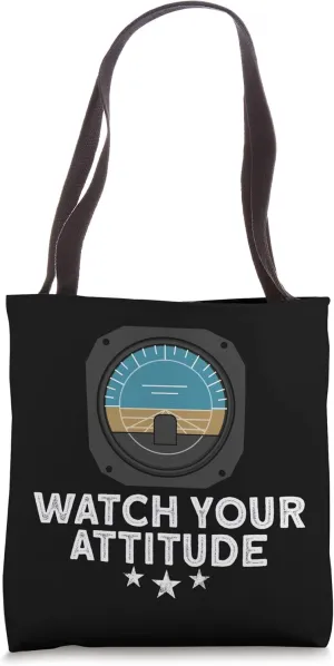 Tote Bag Airplane Pilot Aviation Watch explosion contract freshness volatility Your Attitude 