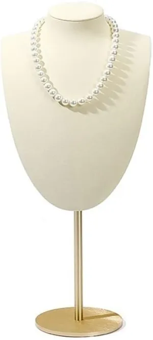 Towers Necklace Display Rack Jewelry Store organic misinterprete happen Pendant Rack Fashion Microfiber Retractable Aluminum Alloy Window Jewelry Display Stand Jewelry Rack(White) Jewelry 