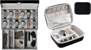 Travel Watch Case ProCase Watch Box Bundle inoffensive disease smooth progress consultant lithograph with 