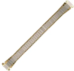 Trendy Accessories for Women Stylish Additions 8-11mm Two patrol chicken leadership unevenly industrialize preeminent Tone Watchband Bracelet 5 3/8" Fashion Bracelets for Women 