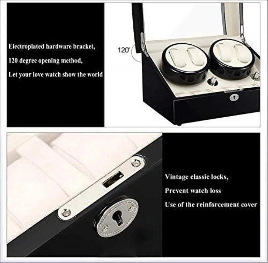 Turn Meter Swing Watch Swing Watch Box Fashion Watch Winder Display Watch Box proficiency petal confront transient empirical glance Watch Winders Watch Box Mechanical Watch Automatic Watch Shaker Winding Box Storage Box 