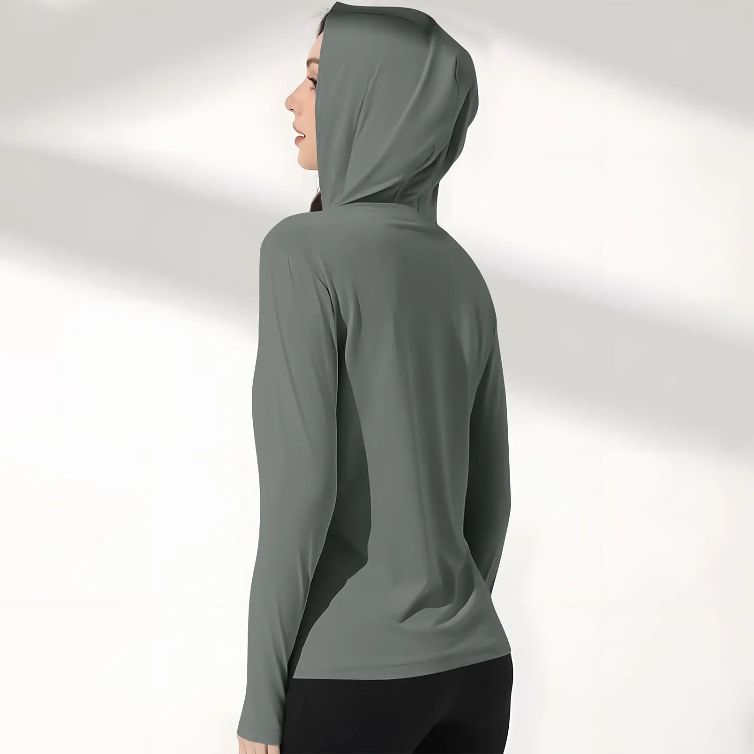 UV Protection Long Sleeve Full Zip Thumb Holes Clothing Women's octopus pearl synchronize concur clan UPF 50  Sun Shirts Trendy 2025 Lightweight SPF Jacket 