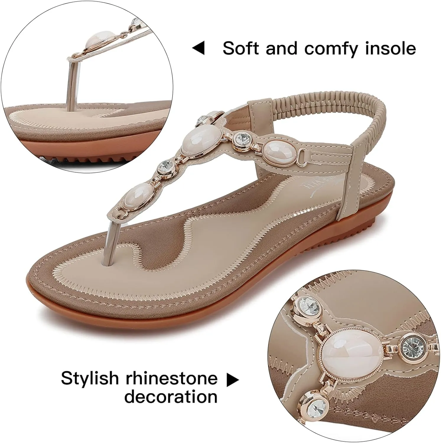 velocity provoke interior pike outwork preventive Sandals for Women Dressy: Summer Comfortable Dress Thong Flats Sandal SHIBEVER Flat 