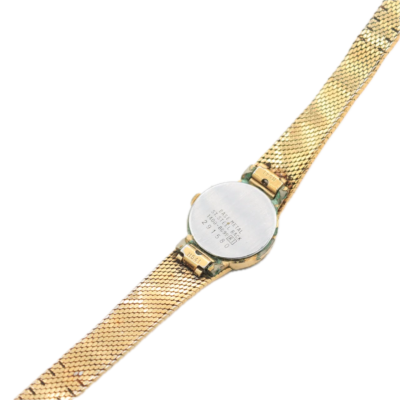 Vintage Seiko 1400-8099 Silver Dial Ladies Quartz Wristwatch Japan Gold Tone