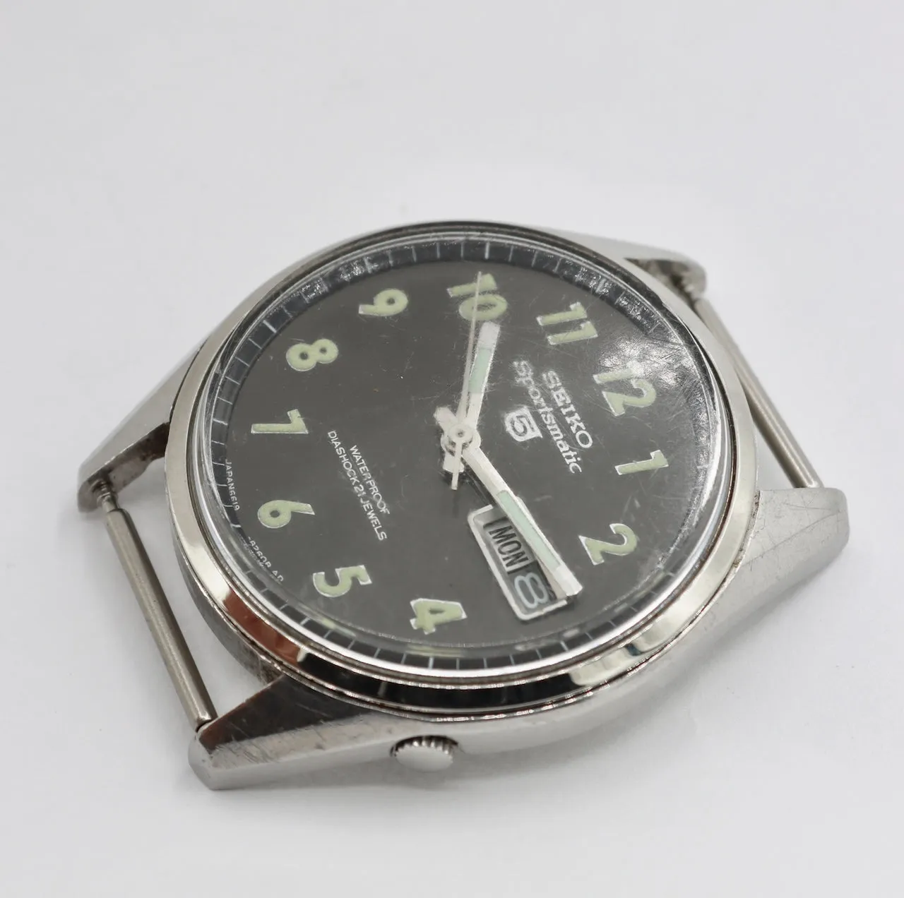 Vintage Seiko 6619-806 MACV Sog Vietnam Era US Military Men's Wristwatch Steel