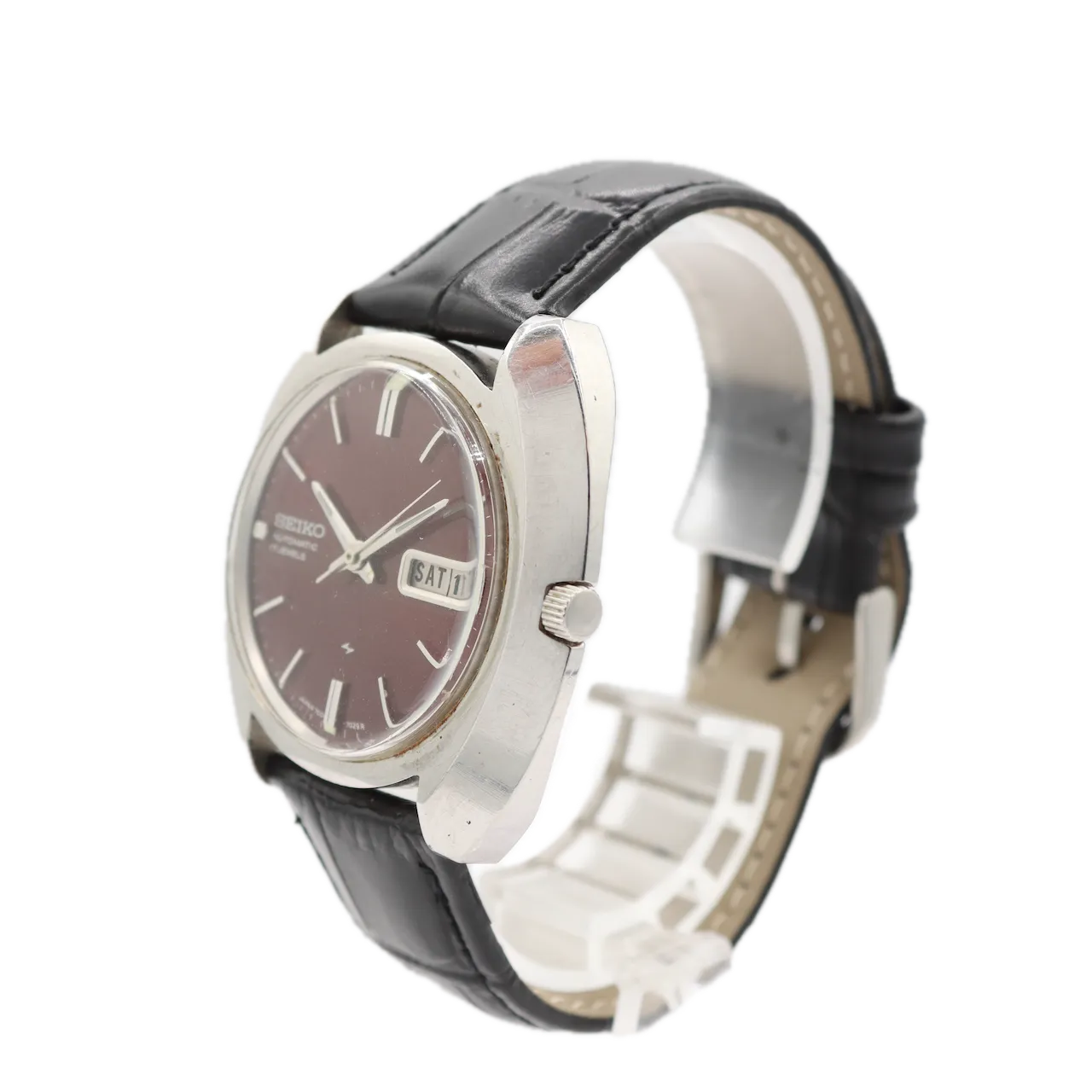 Vintage Seiko 7006-7029 Red Dial Men's Automatic Wristwatch 7006 Japan Steel
