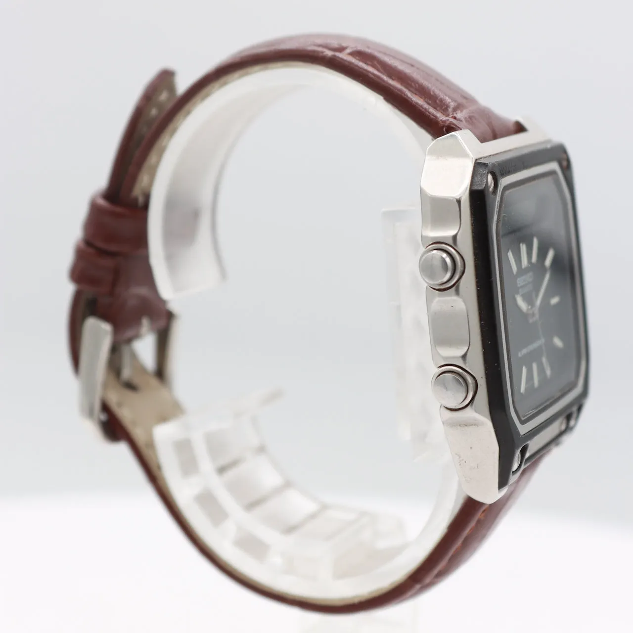 Vintage Seiko H557-5099 Ani-Digi Men's Quartz LCD Wristwatch H557 Japan