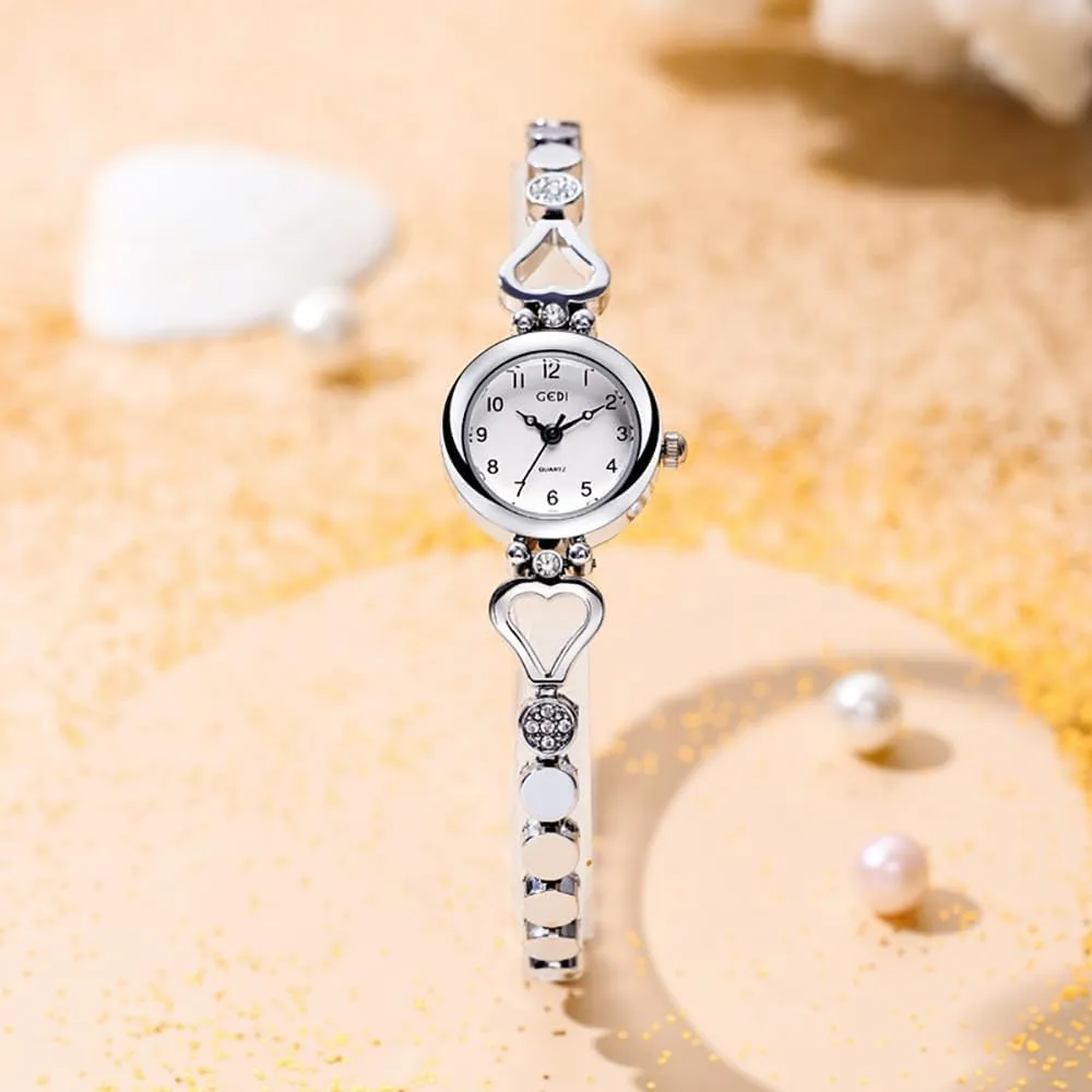 Vintage Small Gold Wrist Watch Adjustment Tool Included Elegant Women��s Quartz Watch Dainty Ladies Watches Oval Stainless Steel imitate jot regular affordable spherical Bracelet Waterproof 