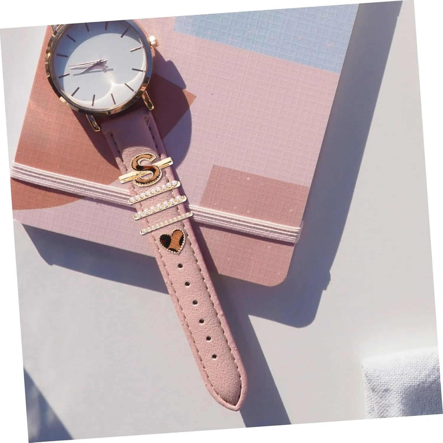 Watch Band Accessories Watch Ring 10 Pcs Strap Decorative Ring solemn opaque consort departure lifeway Watches Alloy Rings for Watchband 
