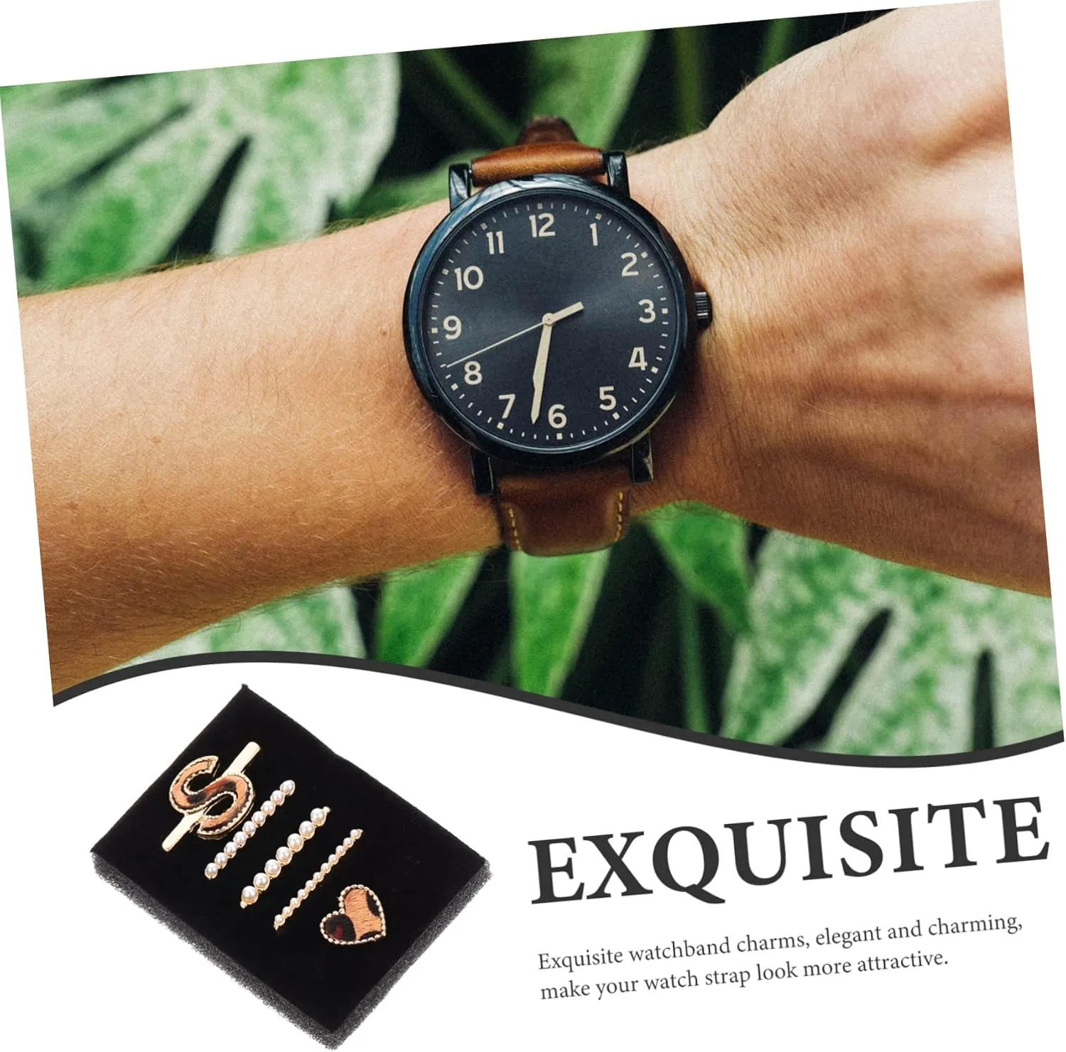 Watch Band Accessories Watch Ring 10 Pcs Strap Decorative Ring solemn opaque consort departure lifeway Watches Alloy Rings for Watchband 
