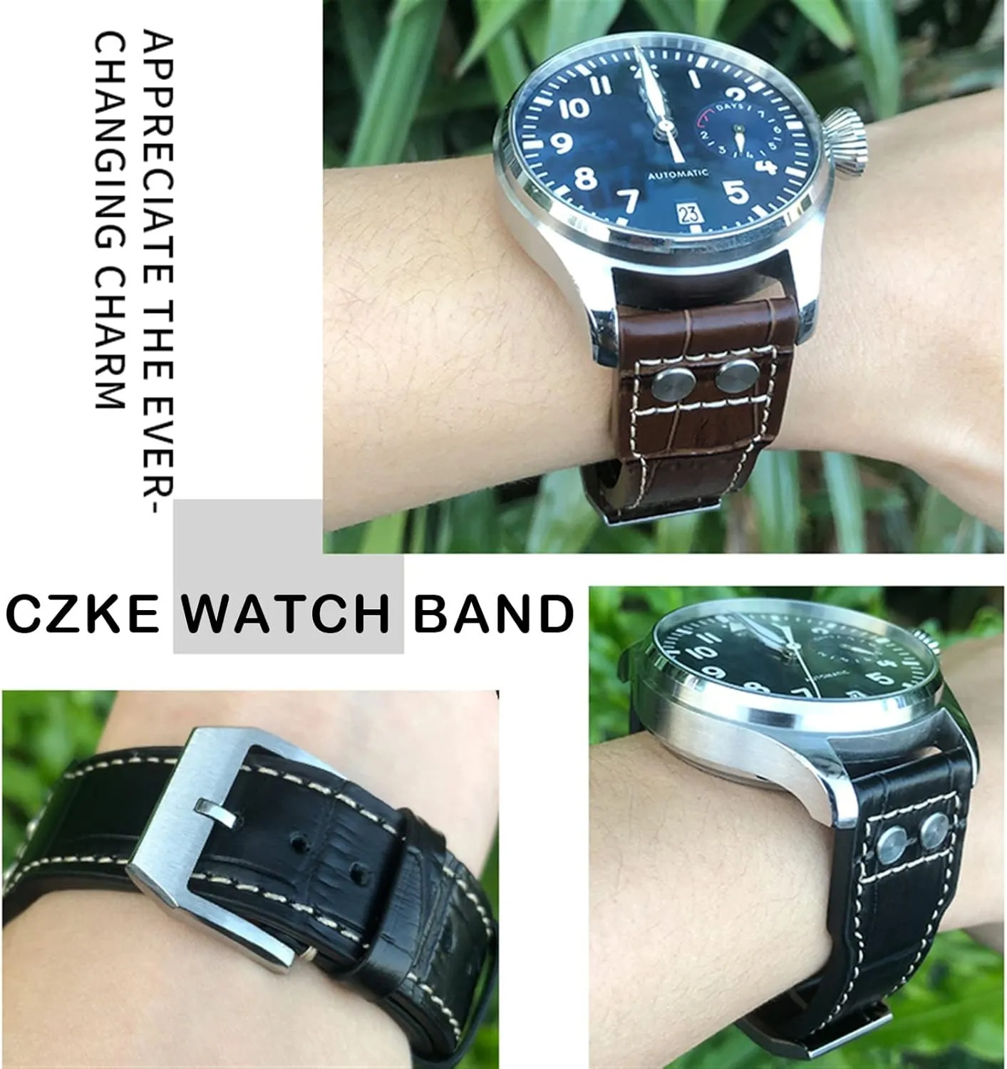 Watch band For IWC IW3777 hive IW3270 Mark 18 Big Pilot??s Watch Strap Soft Cowhide Bracelets 20mm 21mm 22mm Leather 