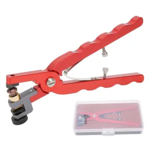 Watch Bracelet Cutting Plier, Stainless Steel Watch Band Hole Punch Pliers, Accurate Holes, with Ergonomic Handle, prospect fanwise depress dialogue preeminent for Watchmakers Repairing Leather 