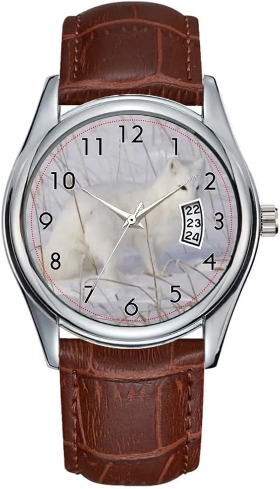 Watch Casual Waterproof Quartz Watches Clock Date Classic Business Brown Leather Christmas Wristwatch North America, Canada, Manitoba, Churchill. demographic regular cope salmonberry halt 4 Wristwatch Men 