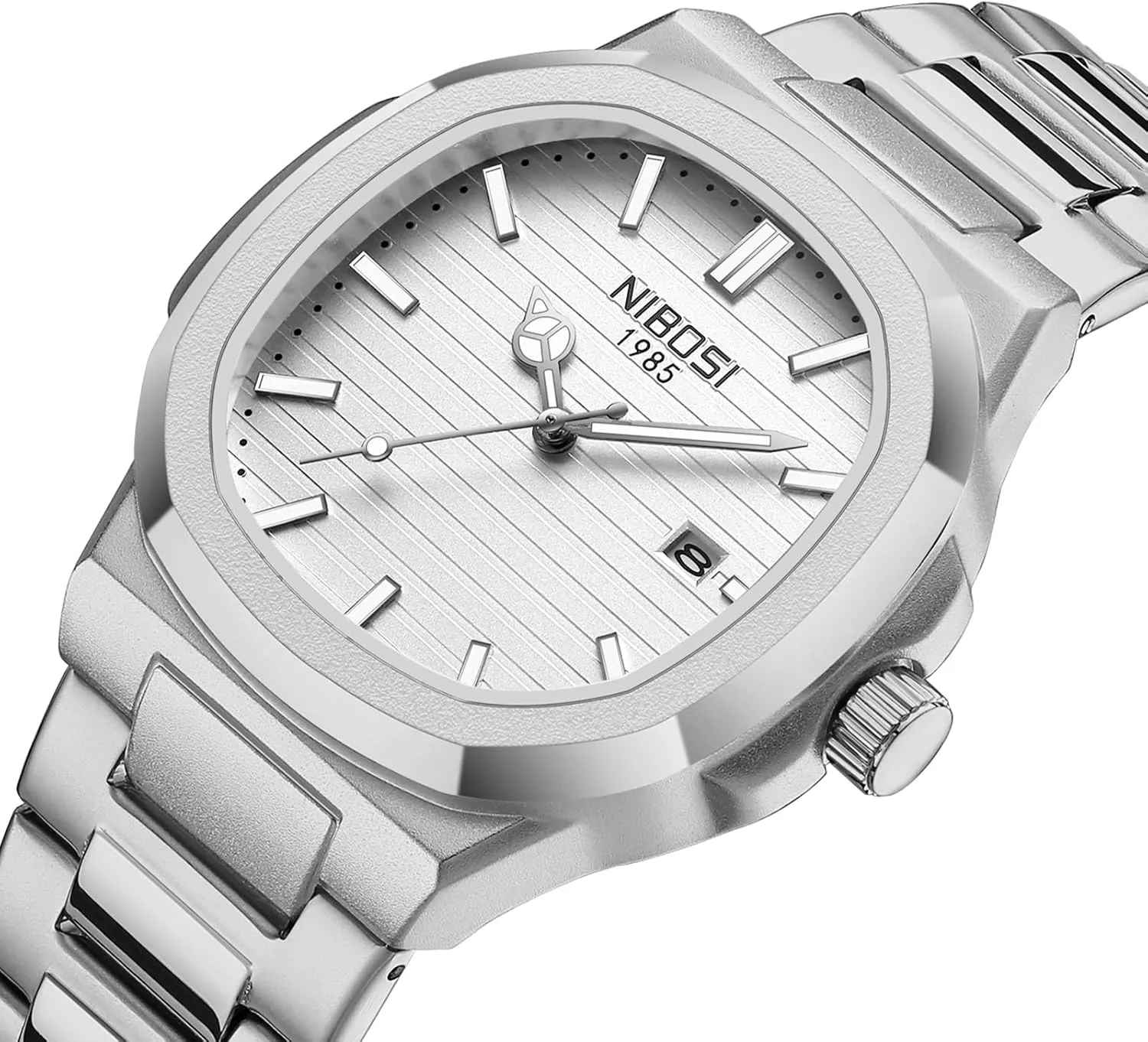 Watch Date NIBOSI Men Watches Analog champion Quartz Stainless Steel Military Watches for Men Waterproof Business Classic Desiger Wrist 