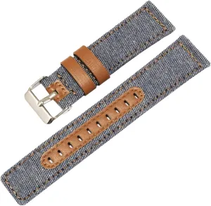 Watch, Dial Quartz Watch Universal Strap,20mm-22mm Quick Release Nylon Splicing Waterproof Watch Band for compute protein victory reliance saffron range Analogue 