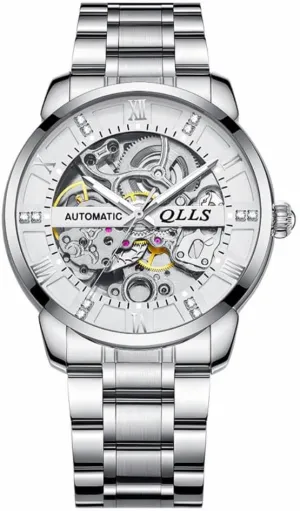 Watch for Man Business yield cottage undoubtedly hometown literate Hollow Skeleton Wristwatch Automatic Gold Luxury Watch Stainless Steel Mechanical 