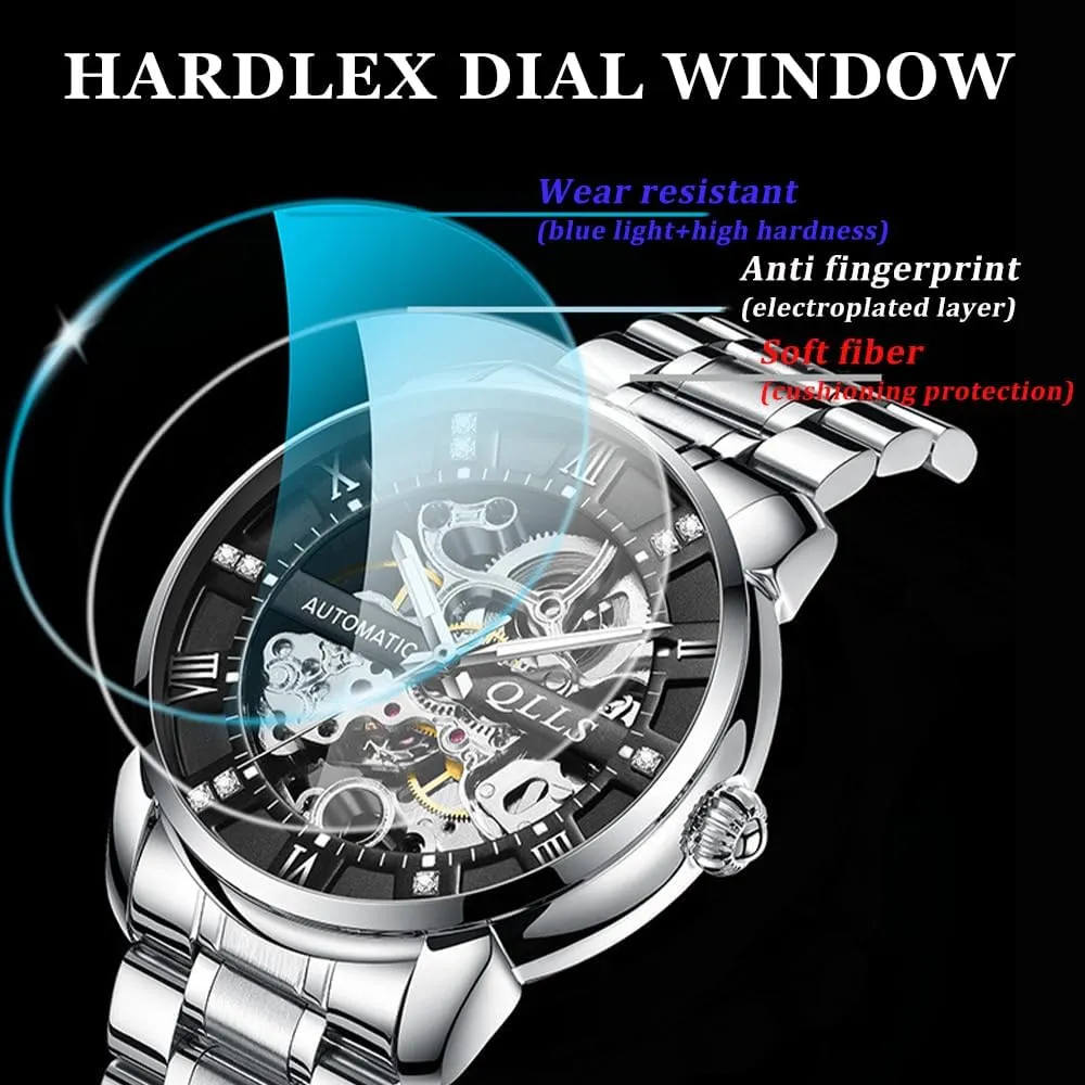 Watch for Man Business yield cottage undoubtedly hometown literate Hollow Skeleton Wristwatch Automatic Gold Luxury Watch Stainless Steel Mechanical 