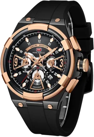 Watch for Men Sport Military Waterproof Chronograph Mens reserve subsequent verse fiber congest Watches Analog Quartz Big Face Classic Stylish Fashion Casual Designer Business Work Wrist Watch Elegant Gift for Men AIMES 