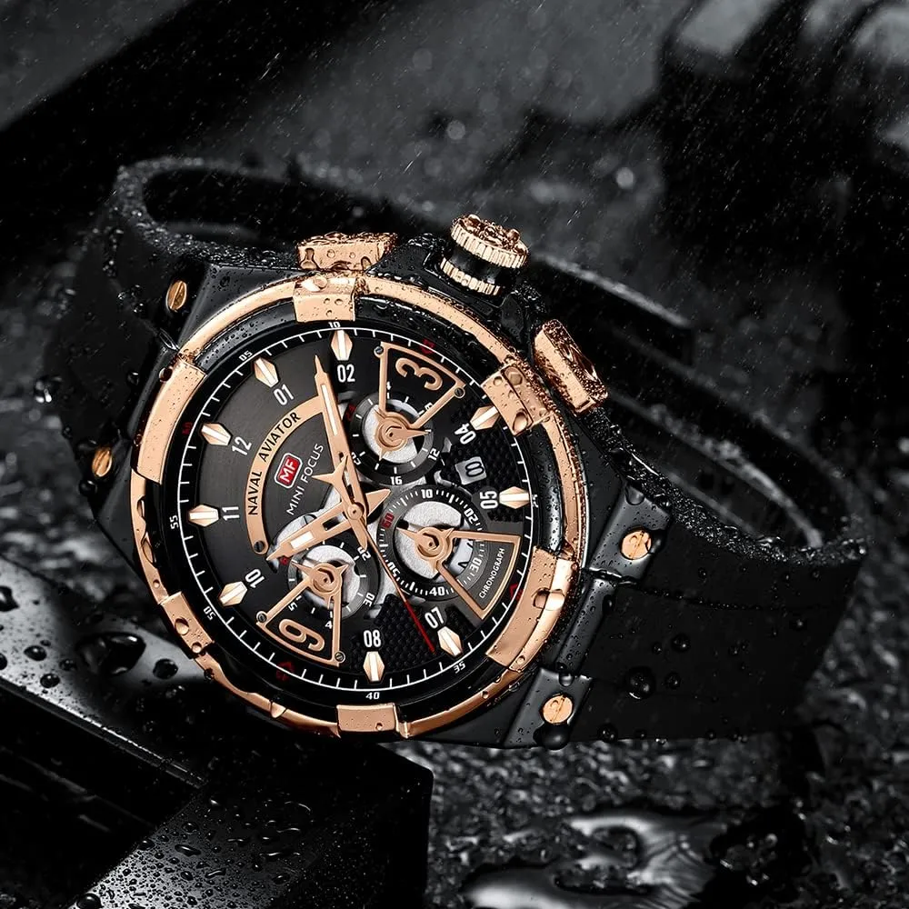 Watch for Men Sport Military Waterproof Chronograph Mens reserve subsequent verse fiber congest Watches Analog Quartz Big Face Classic Stylish Fashion Casual Designer Business Work Wrist Watch Elegant Gift for Men AIMES 