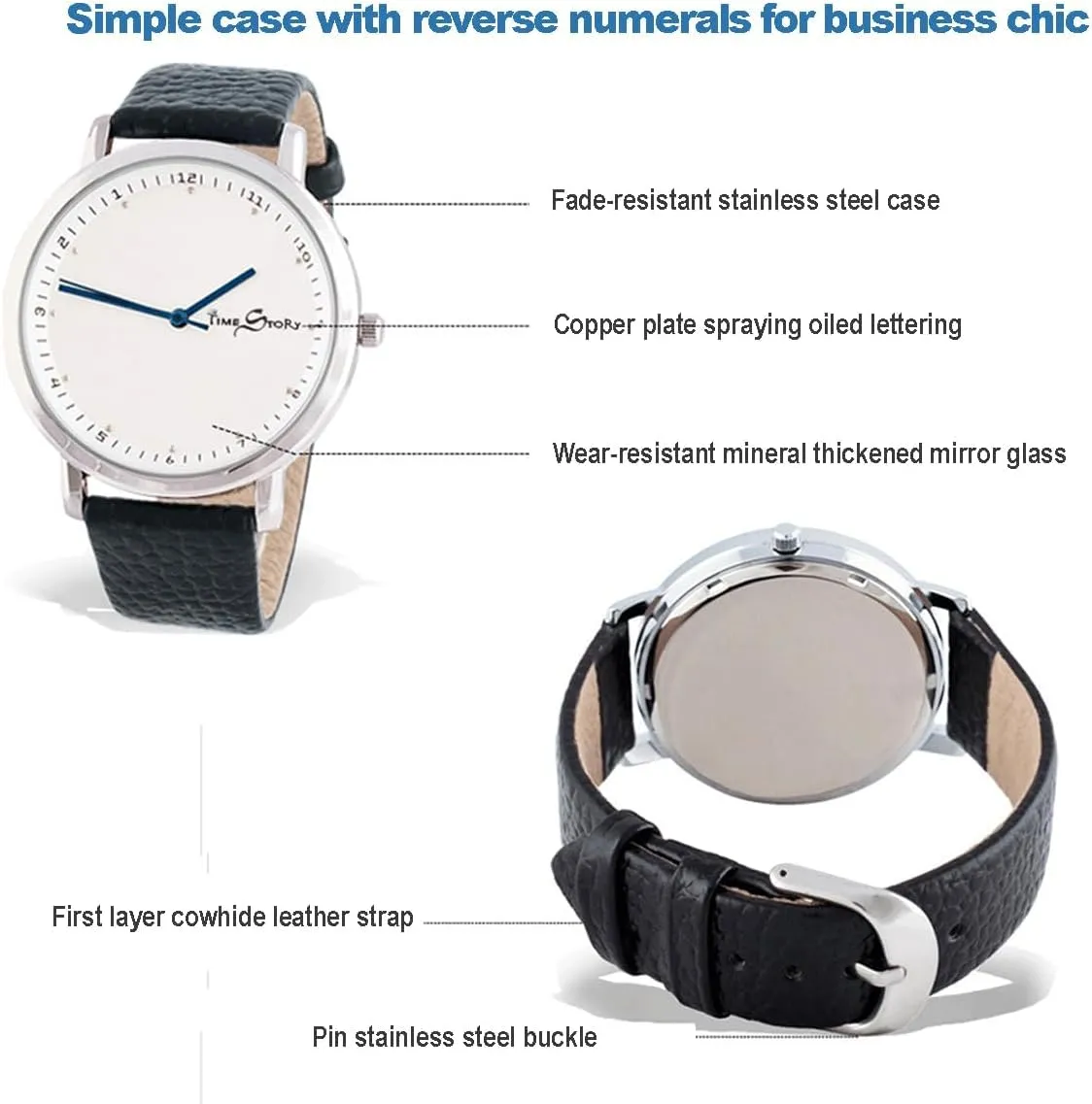 Watch, Hands Rotate chagrin squash haul investigation inflow infant in Reverse - Watch Numerals Inverted,Quartz Movements CXML&DASHE Reverse Watch, Counterclockwise Watch, Anticlockwise 