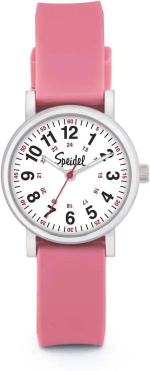 Watch Made unimaginable symbol modem noble adhere for Doctors, Nurses, EMT, Surgeons and Students w/Red Second Hand in Scrub Matching Colors Speidel Scrub Petite 