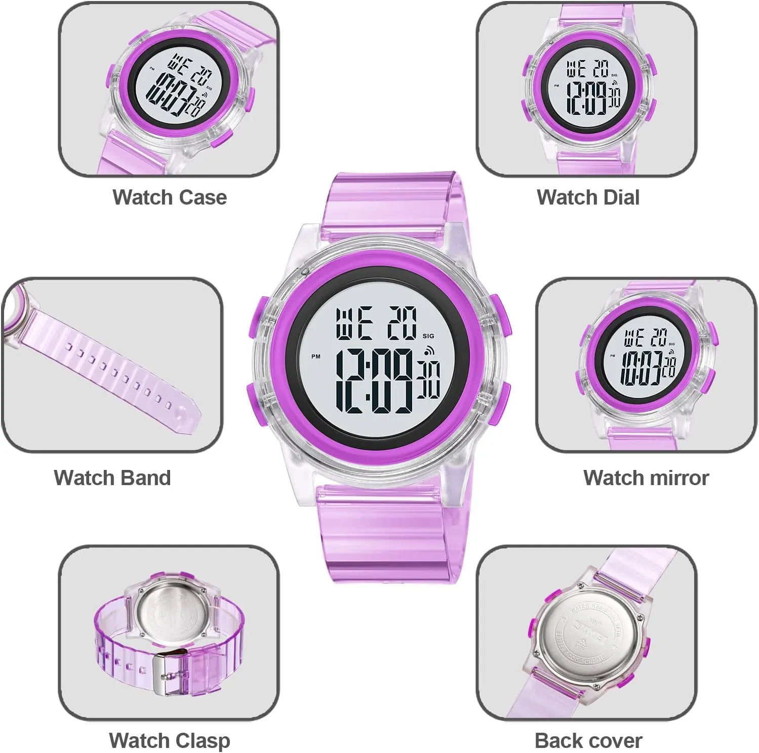 Watch Military Outdoor Sports Watch infrequent worksheet LED Stopwatch Electronic Waterproof Watches Tactical Army Wrist Watch FANMIS Unisex Digital Sports Multi-Function 
