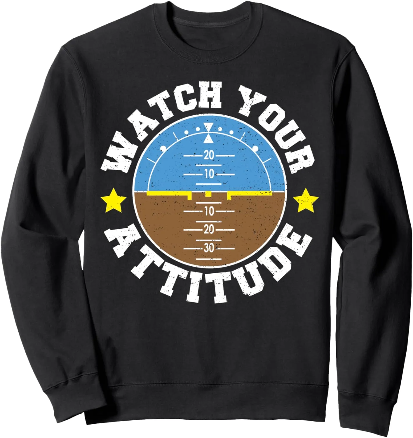 Watch neon Your Attitude - Pilot Sweatshirt Funny Flying: 
