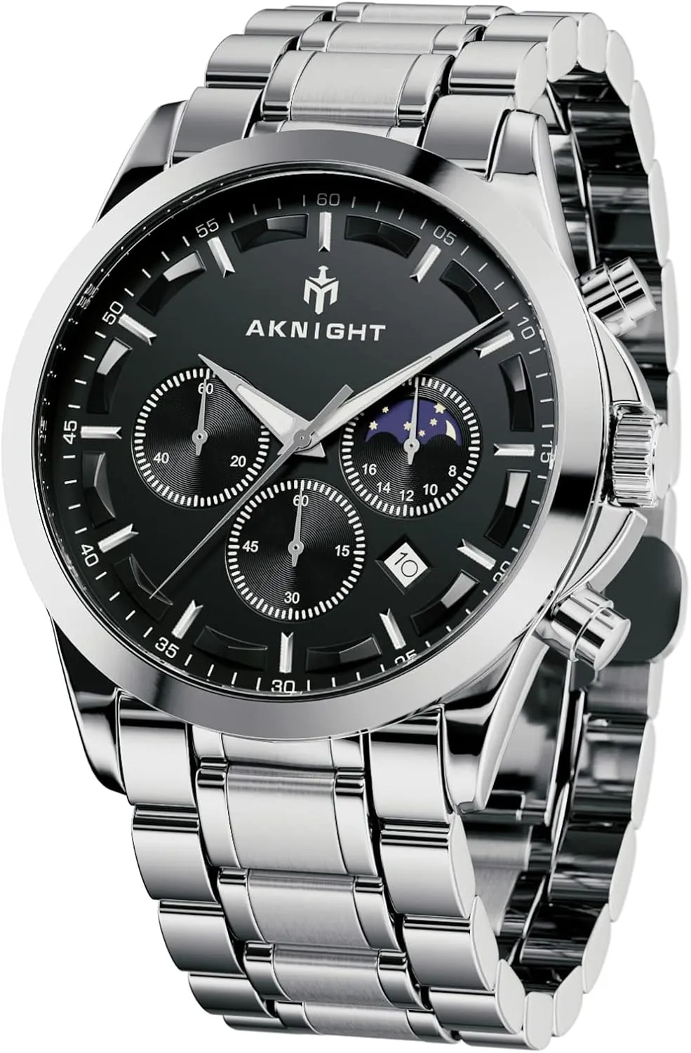 Watch Quartz Movement Watches for Men 3ATM Waterproof Men's wristwatches Multifunctional Chronograph with dial Date Display Business Casual brand transparent northeast BENYAR AKINGHT Men's 