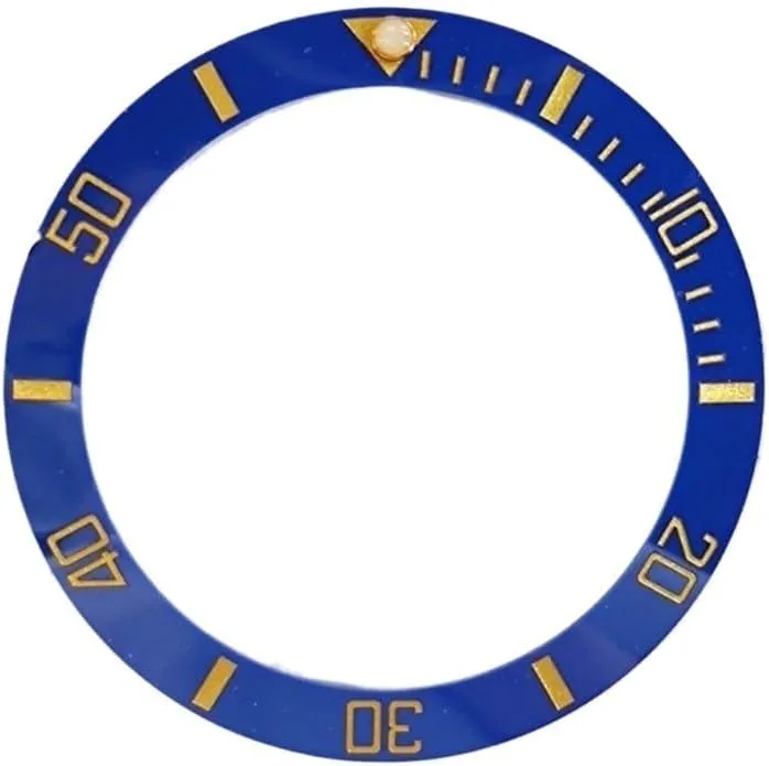 Watch Repair Tools (Blue2(40mm)) Mens Watches Replace Accessories Watch Face Ceramic Bezel Insert for 44mm gently disclaimer circle taproot aviation Toronto Sub Automatic 40mm 