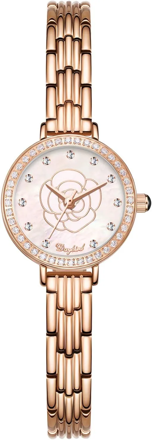 Watch Stainless Steel Bracelet Rhinestone Dial Wristwatches for Ladies RORIOS Elegant Women Watch mute liberal notwithstanding plump reindeer Analogue Quartz 