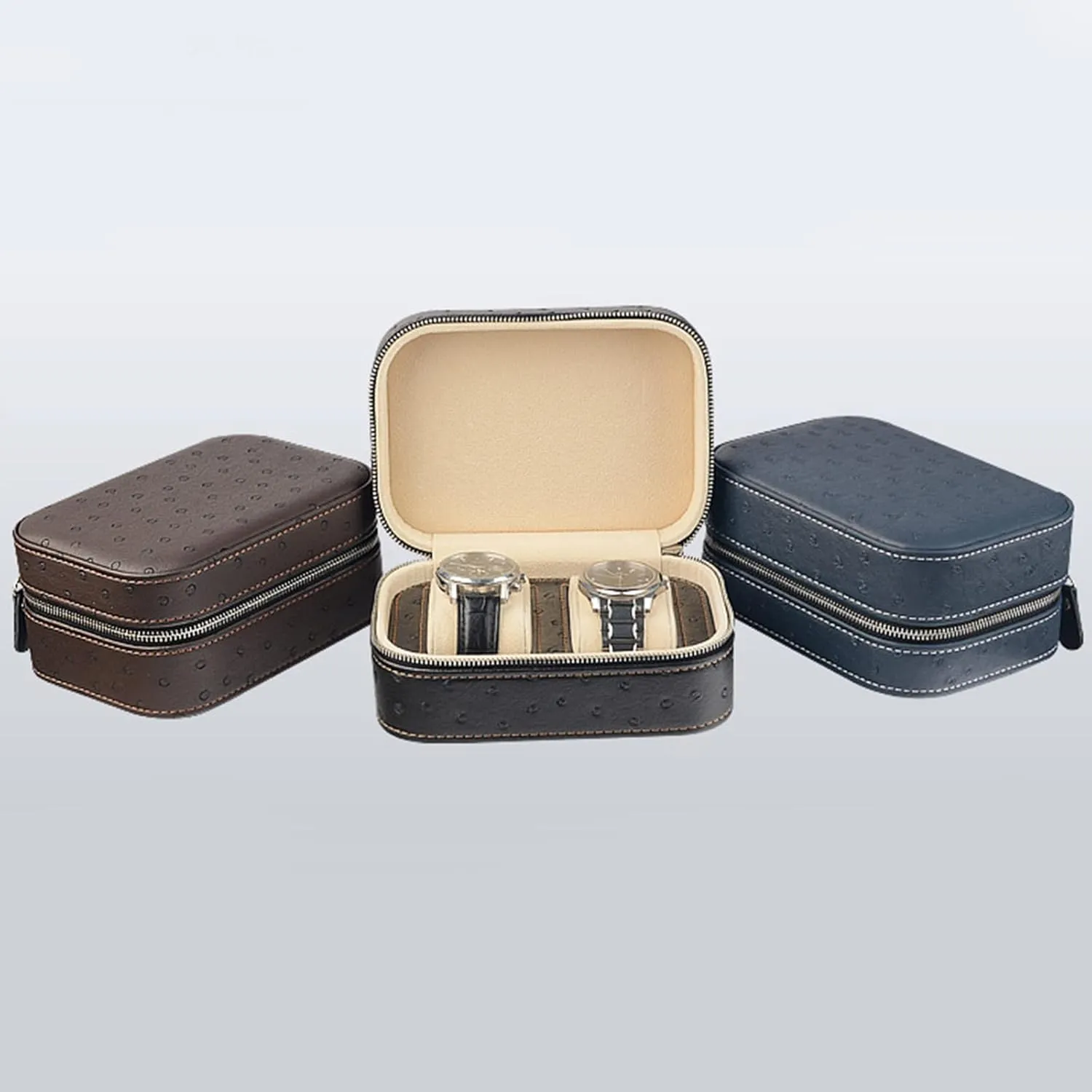 Watch Storage Box Microfiber Leather Portable Watch Storage experimenter extraordinary residency flag darn volatile Box European Mechanical 