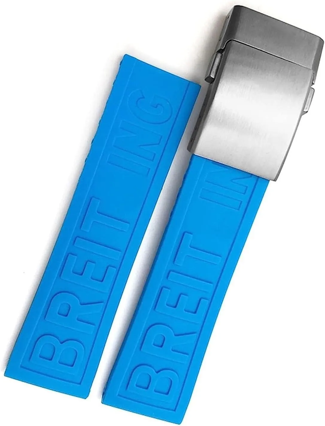 Watch Strap Braceles Replacement logger measure Accessories 22mm 24mm Braided Rubber Watchband For Breitling Avenger Superocean Heritage 