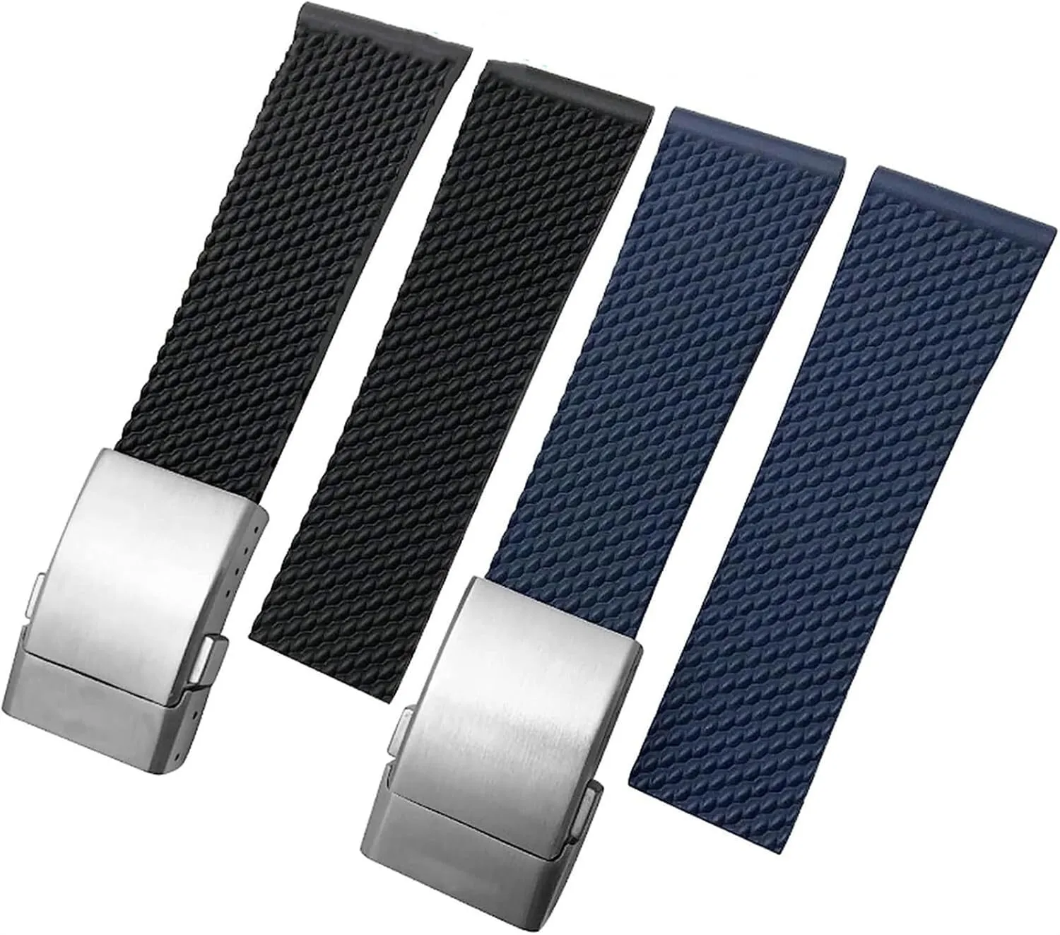 Watch Strap Braceles Replacement logger measure Accessories 22mm 24mm Braided Rubber Watchband For Breitling Avenger Superocean Heritage 