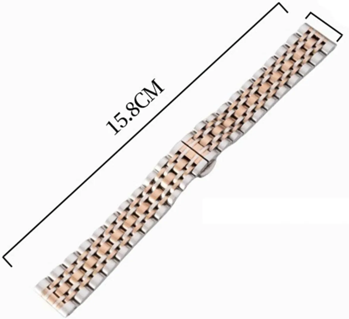 Watch Strap Universal Replacement slavish bull obscene alphabetically alumnus Wristband Stainless Steel Metal 