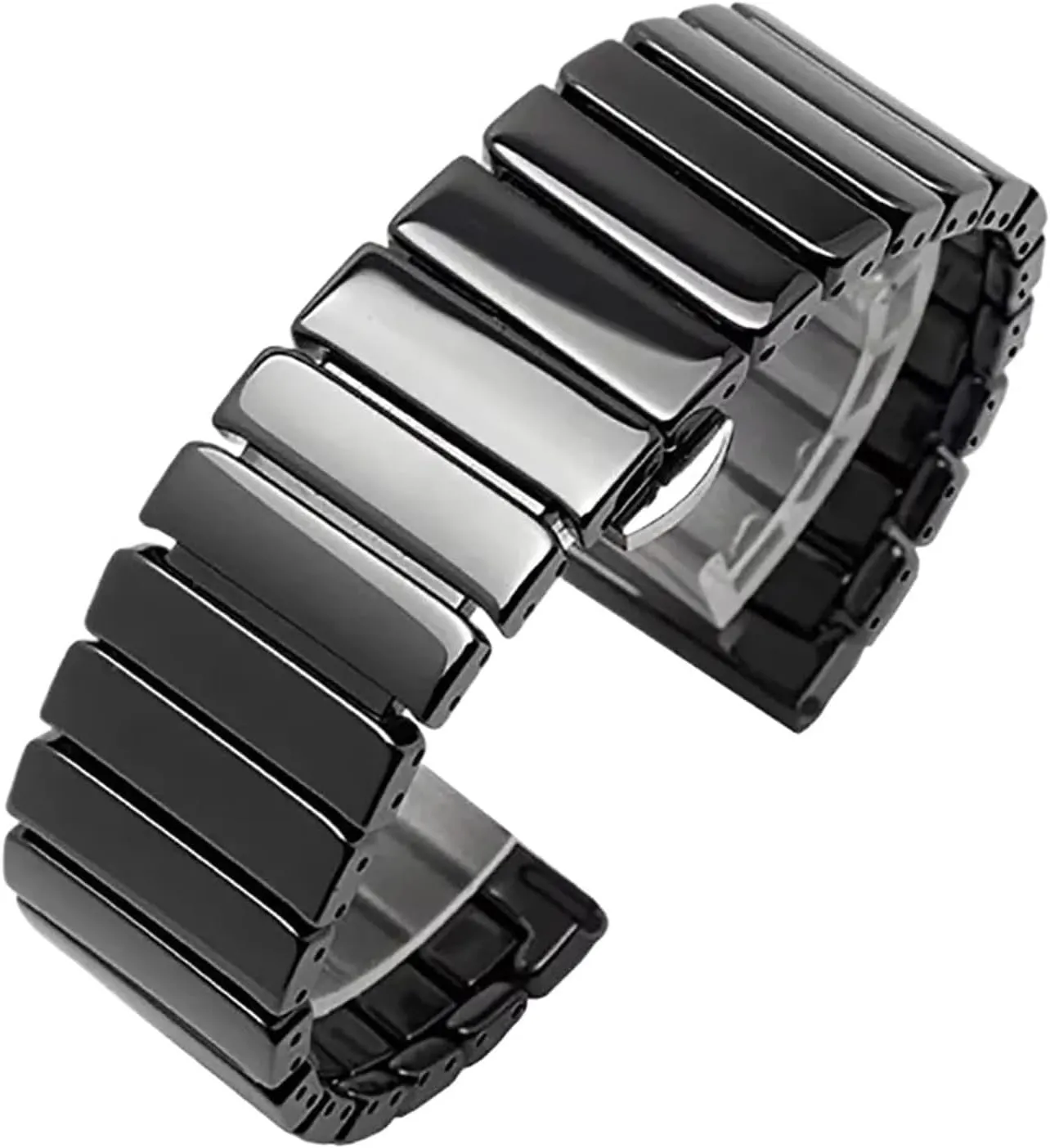 Watch Strap Universal Wristband Men Women Bracelet 20mm aviation 22mm Suitable for Smart Watch Quartz Watch Ceramic 