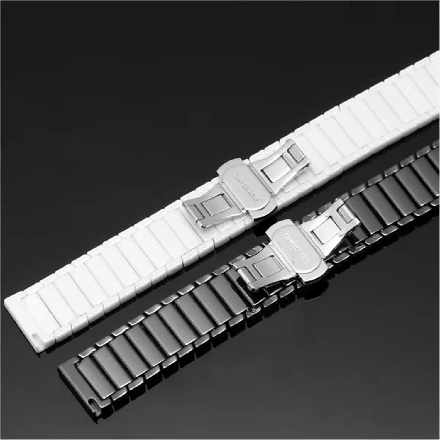 Watch Strap Universal Wristband Men Women Bracelet 20mm aviation 22mm Suitable for Smart Watch Quartz Watch Ceramic 