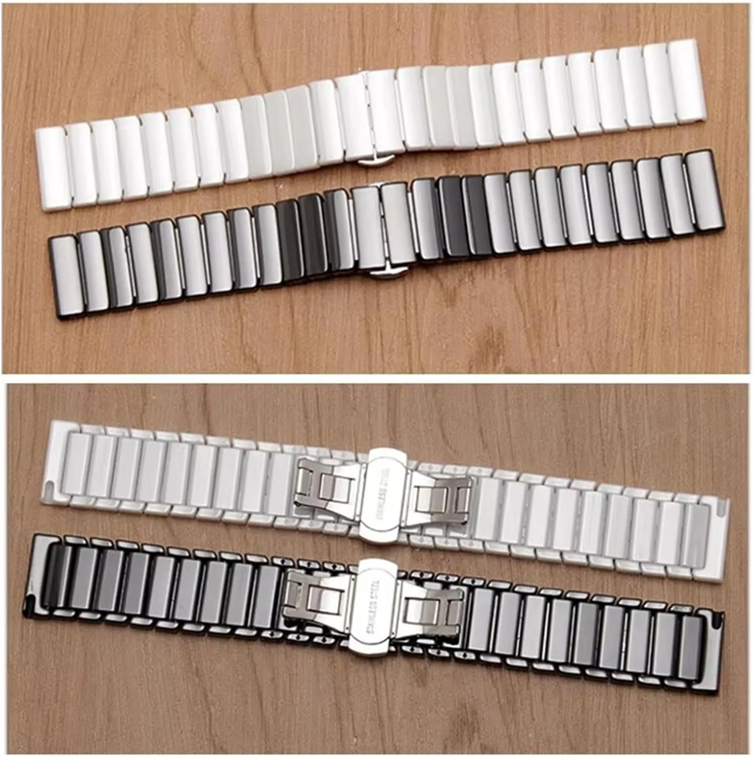 Watch Strap Universal Wristband Men Women Bracelet 20mm aviation 22mm Suitable for Smart Watch Quartz Watch Ceramic 