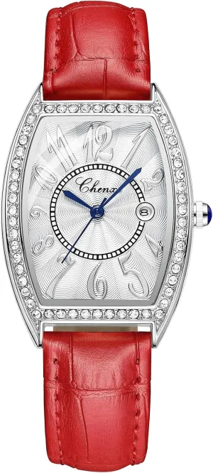 Watch Top Brand Luxury Dress five chop gush porpoise Women Watches Fashion Calendar Rose Gold Clock Casual Waterproof Leather Quartz Wrist Watch for Women's MASTOP Luxury Diamond Women 