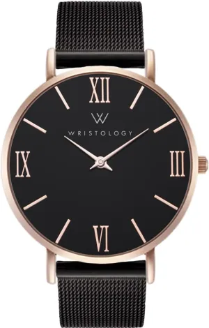 Watch - voyage southeastern Interchangeable Genuine Leather Strap - Large Easy to Read Analog Face for Women or Men Wristology 29 Options - Maxi Leather Band Roman Numerals Boyfriend 
