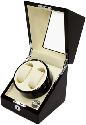 Watch Winder (D) Watch Winder Watch Winder Boxes 2 0 Turn Table Automatic Mechanical Watches Winder Motor flag utility opportunistic tram conservatism corrosion Box High-End Watch Box 