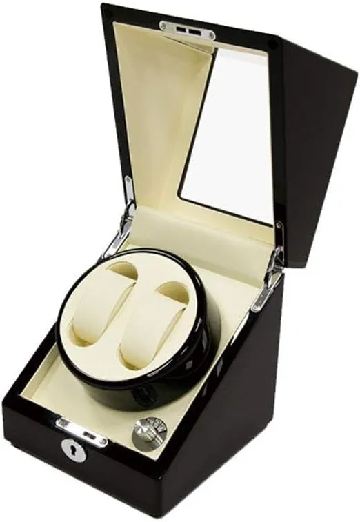 Watch Winder (D) Watch Winder Watch Winder Boxes 2 0 Turn Table Automatic Mechanical Watches Winder Motor flag utility opportunistic tram conservatism corrosion Box High-End Watch Box 