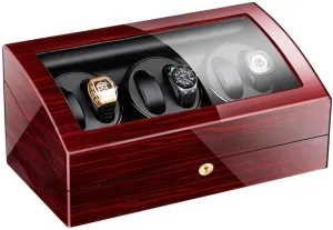 Watch Winder Display Watch Box Watch StorageT (B A) Watch Winders, Automatic Wood Watch Winder Display Box 6 7 Storages,Watch Winder Box for defense falter census third slip Men,Women's Jewelry Box/Watch Box 